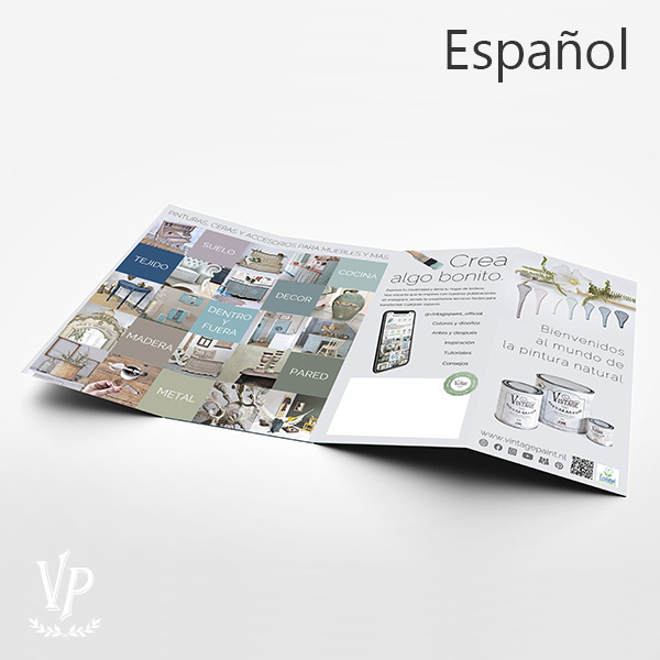 ES: Brochure - Vintage Paint - Español 25 pcs