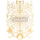 Decor Transfers® Gold Foil Kacha - Manor Swirls