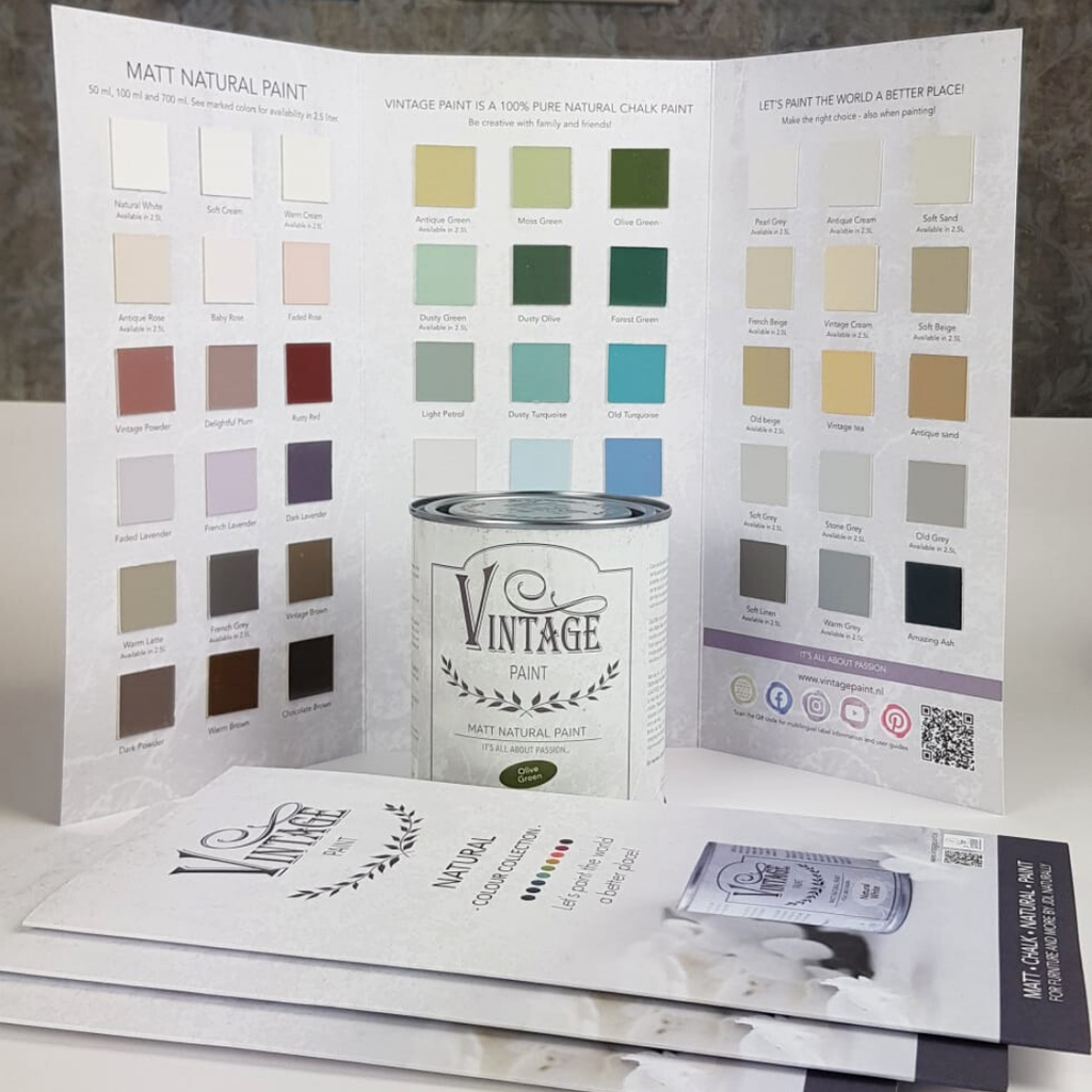 Color Chart Vintage Paint