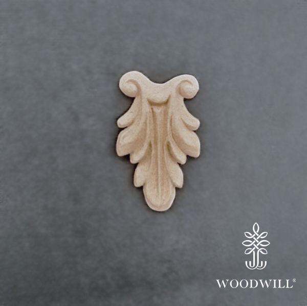 Wood Carved Decorative Column / Pillar 5cm. x 3 cm