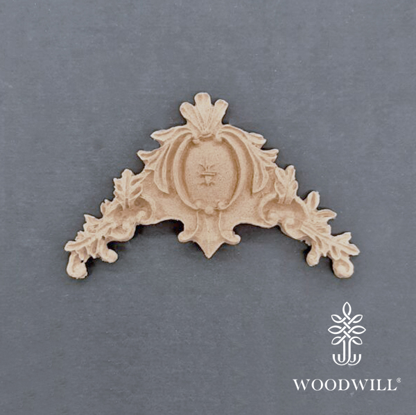 Wood Carving Decorative Corner 7 cm x 5.5 cm