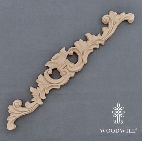 Wood Carving Decorative Center 33 cm x 6 cm