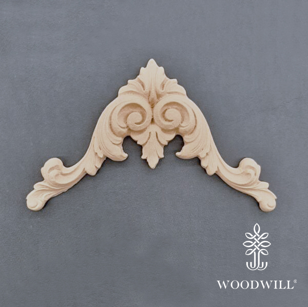 Wood Carving Decorative Corner 18.5cm. X 9.5cm