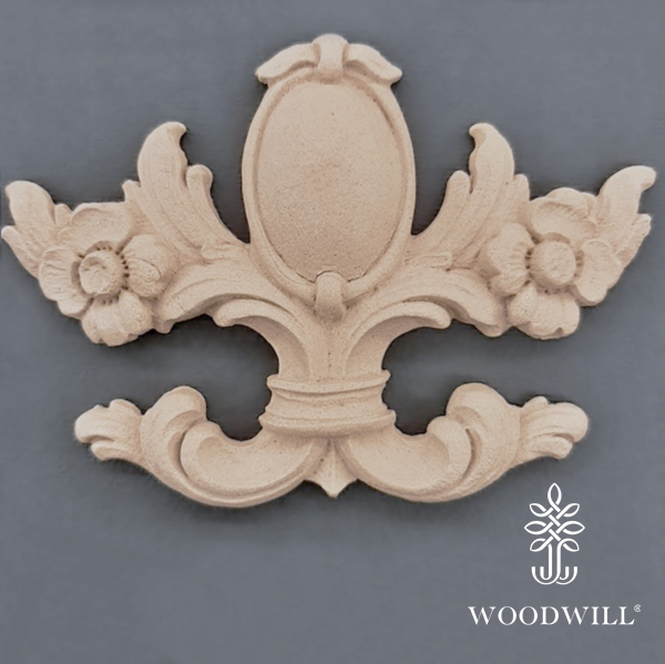 Wood Carved Decorative Thyroid 11cm. X 8cm