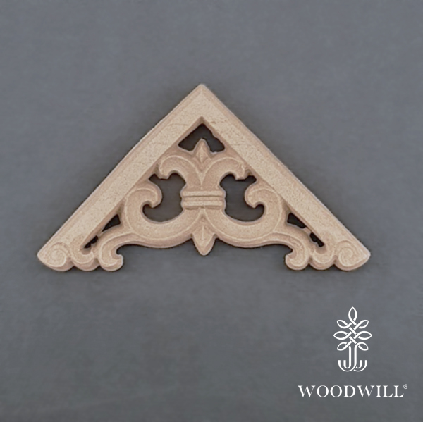 Wood Carving Decorative Corner 5.9cmX5.9cm