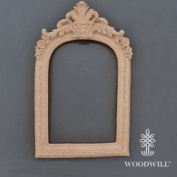 Wood Carving Decorative Frame 20cm x 12.5cm