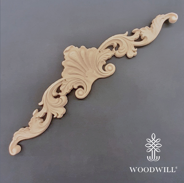 Wood Carving Decorative Center 29.8cm x 7cm