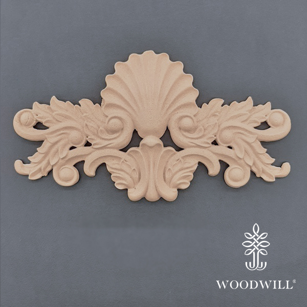 Wood Carving Decorative Center 20.5cm X 12cm
