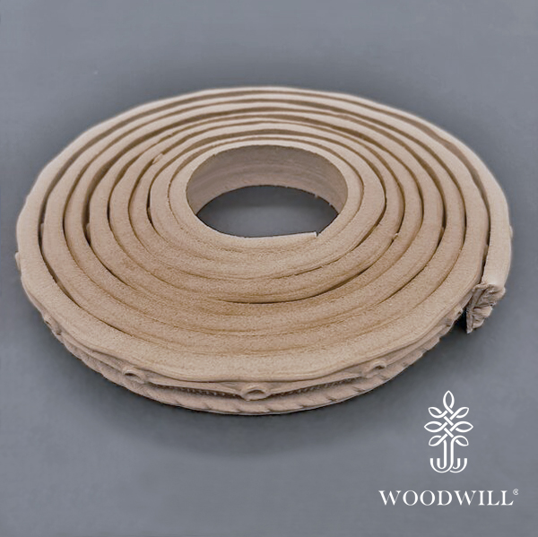 Wood Carved Flexible Trimm~ 215cm. X 1.3cm.