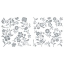 Hokus Pokus - Blooms - Silver - 2 Pieces
