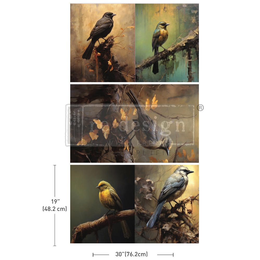 Decoupage Decor Tissue Paper Pack - Avian Dreamscape