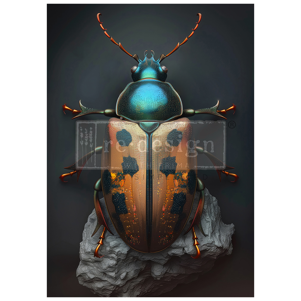 A1 Decoupage Fiber - BrassScarab