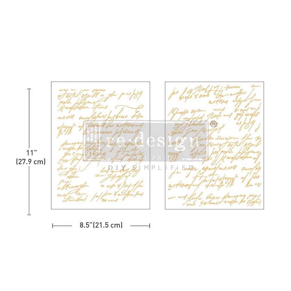 Middy Foil Transfers® Kacha - Shimmering Script