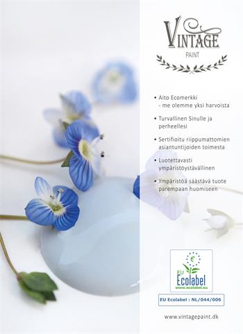 FI Poster - Vintage paint with ECOlabel - Finnish