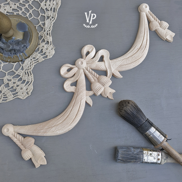 Wood ornament - 40.5 x 12.5 cm
