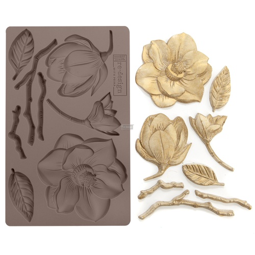 Redesign Décor Moulds® - Winter Blooms - 1 pc, 12,7 cm x 20,32 cm, 8 mm thickness