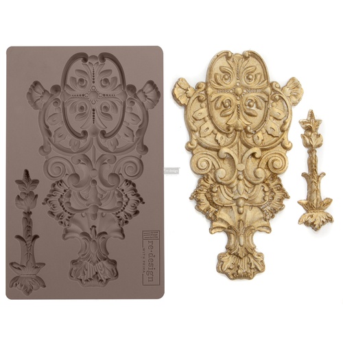 Redesign Décor Moulds® - Golden Emblem - 1 pc, 12,7 cm x 20,32 cm, 8 mm thickness