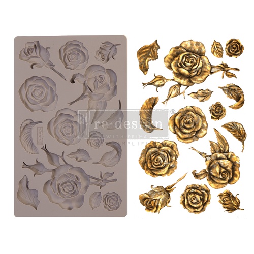 Redesign Decor Moulds® - Fragrant Roses - 5&quot; x 8&quot;, 8mm thickness
