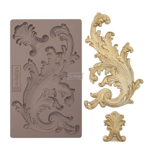 Redesign Décor Moulds® - Portico Scroll I - 1 pc, 12,7 cm x 20,32 cm, 8 mm thickness