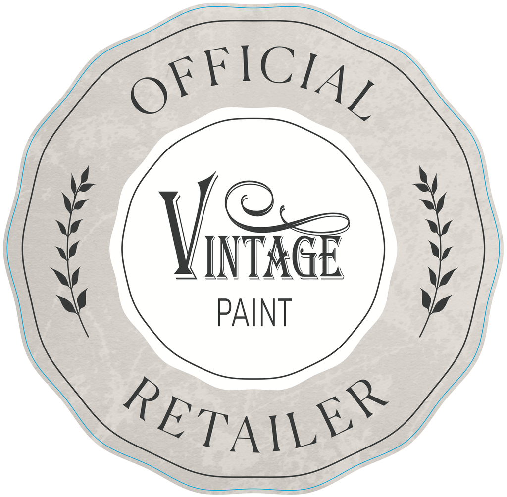 Retailer shop window Sticker (2) double sided 25 cm Vintage Paint Beige