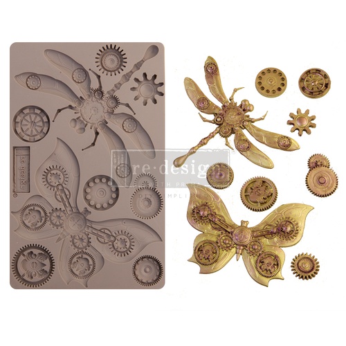 Redesign Décor Moulds® - Mechanical Insectica - 1 pc, 12,7 cm x 20,32 cm, 8 mm thickness