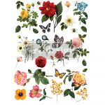Maisie &amp; Willow Transfers - Majestic Garden - 2 sheets, total design size 40,64 cm x 55,88 cm, Rub-on