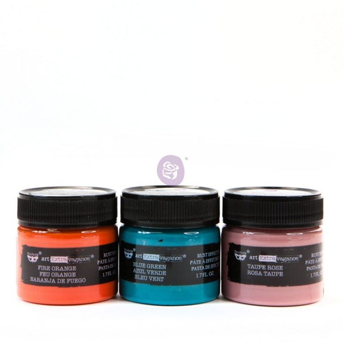 Art Extravagance - Texture Fantasy Patina Paste - Anemone and Coral - 3pcs 50ml