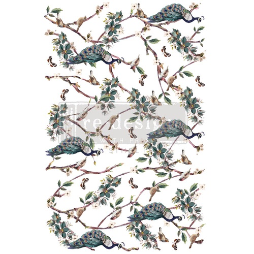 Décor Transfers® - Avian Sanctuary - Total sheet size 61 cm x 89 cm, cut into 3 sheets