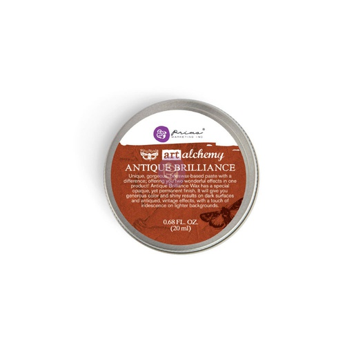 [655350964313] Art Alchemy - Antique Brilliance Wax - Red Amber - 20 ml