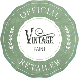Retailer Sticker (1)  25 cm Vintage Paint Green