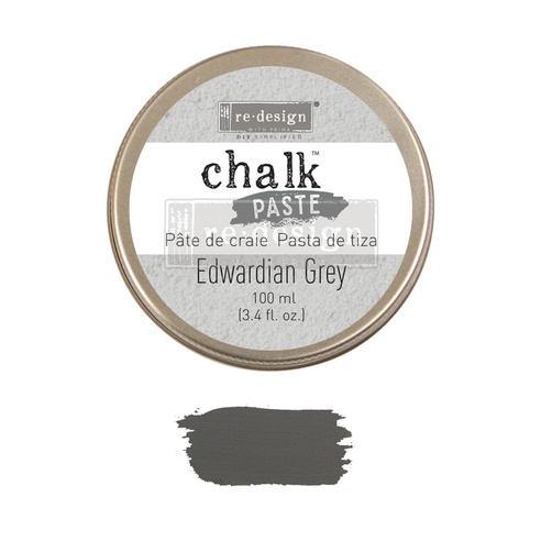 [655350651749] Redesign Chalk Paste - Edwardian Grey - 1 jar, 100 ml