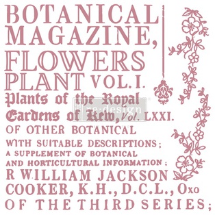 Redesign Decor Stamp - Botanical Encyclopedia
