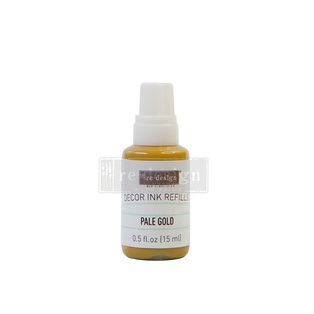 Décor Ink Refill - Pale Gold - 1 bottle, 15ml