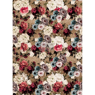 Redesign Décor Transfers® - Tea Rose Garden - size 55,88 cm x 76,20 cm