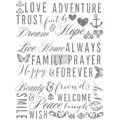 [655350637019] Redesign decor transfers words to live by 22x 30