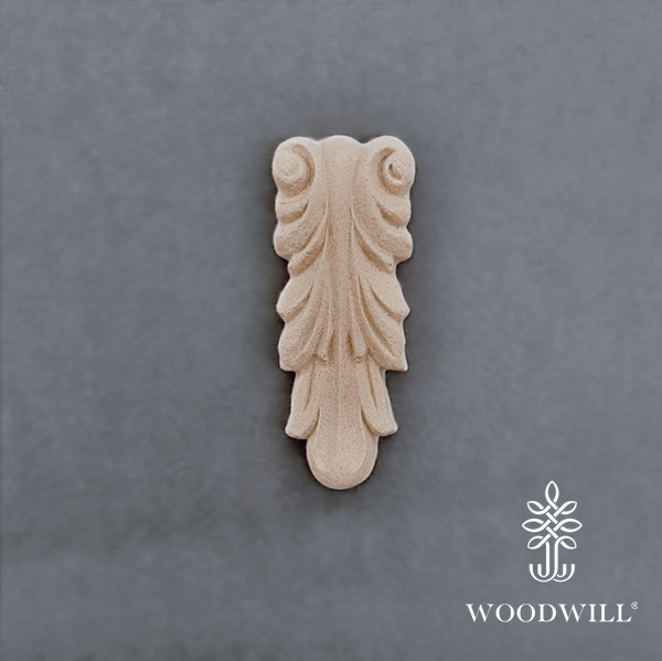 [800126] Wood Carved Decorative Column / Pillar 6 cm x 2 cm