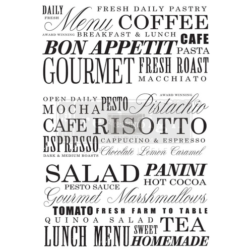 [655350640859] Redesign decor transfers delicious menu 23x 31