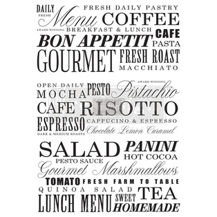 Redesign decor transfers delicious menu 23x 31