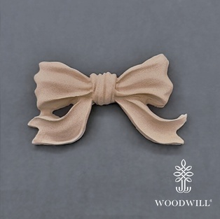 Wood Carved Bow 10 cm x 5.5 cm