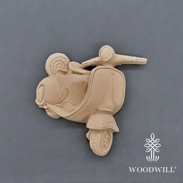 [801051] Decorative Vespa 7 cm x 6 cm