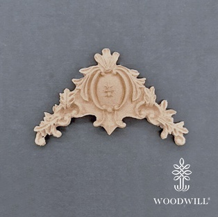 Wood Carving Decorative Corner 7 cm x 5.5 cm