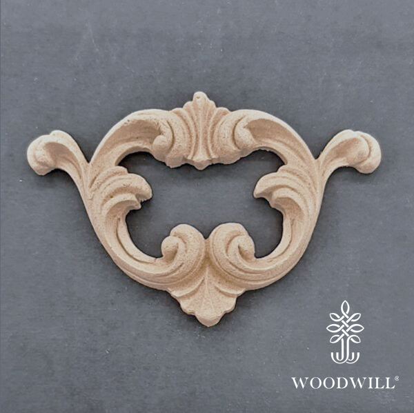 [801305] Wood Carving Decorative Center 9cm. X 6cm
