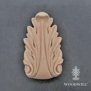 Wood Carved Decorative Column / Pillar 10 cm x 5.5 cm