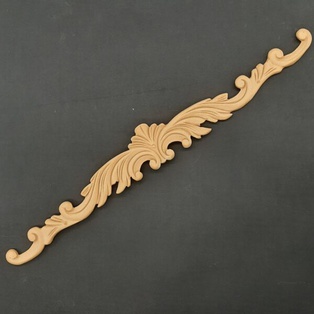 Wood Carving Decorative Center 49.5cm. X 5.7cm