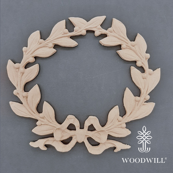 [801457] Decorative Wreath 19cm. X 20cm