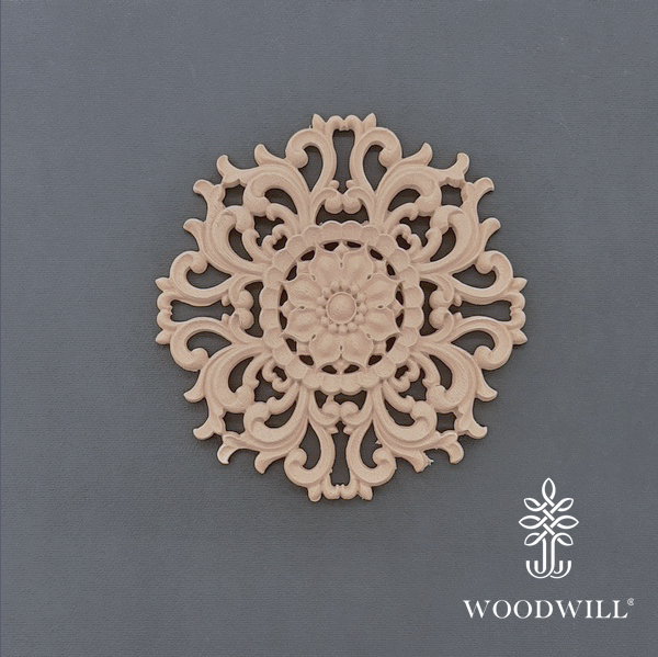 [802082] Decorative Rosette 14.5 cm x 14.5 cm