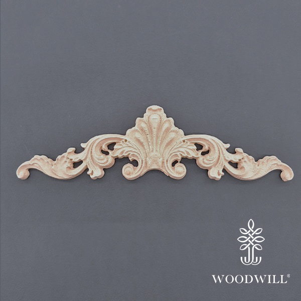[802088] Wood Carving Decorative Center 19.5cmX5cm