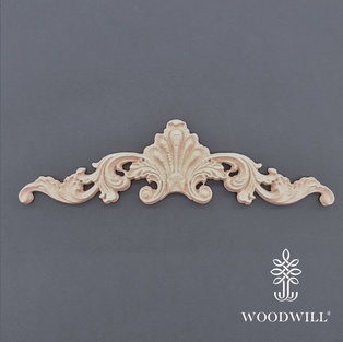 Wood Carving Decorative Center 19.5cmX5cm