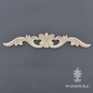 Wood Carving Decorative Center 22cm x 4cm