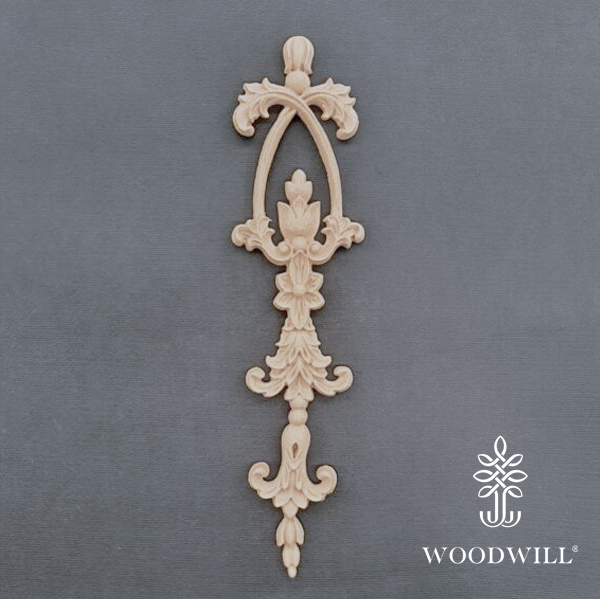 [802096] Wood Carved Decorative Furniture Center 24cm X 6cm